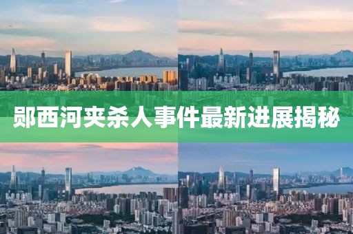 郧西河夹杀人事件最新进展揭秘