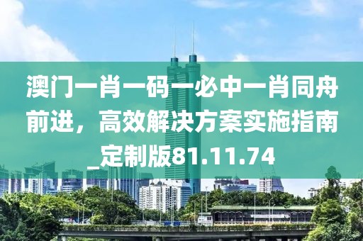 澳门一肖一码一必中一肖同舟前进，高效解决方案实施指南_定制版81.11.74