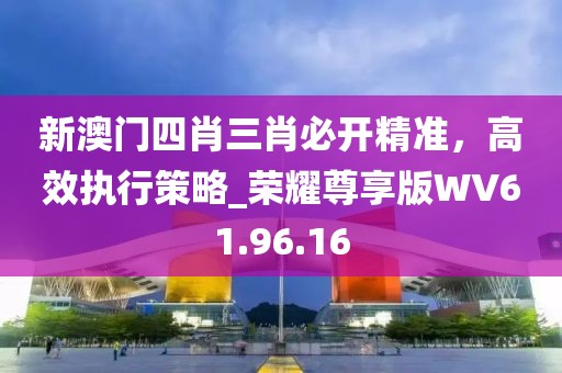 新澳门四肖三肖必开精准，高效执行策略_荣耀尊享版WV61.96.16