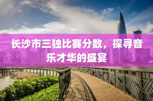 长沙市三独比赛分数，探寻音乐才华的盛宴