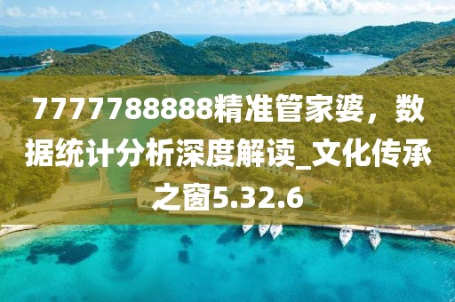 7777788888精准管家婆，数据统计分析深度解读_文化传承之窗5.32.6
