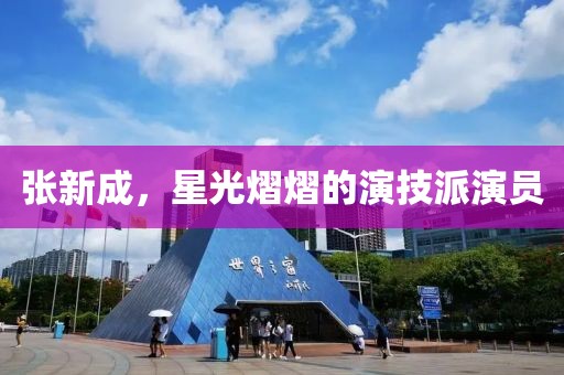 张新成，星光熠熠的演技派演员