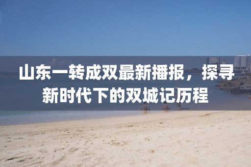 山东一转成双最新播报，探寻新时代下的双城记历程
