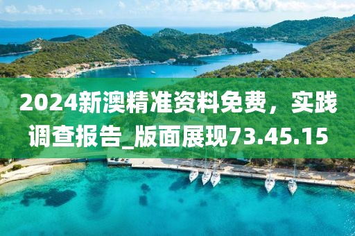 2024新澳精准资料免费，实践调查报告_版面展现73.45.15