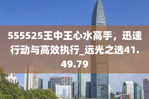 555525王中王心水高手，迅速行动与高效执行_远光之选41.49.79