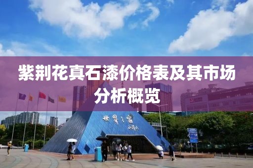 紫荆花真石漆价格表及其市场分析概览