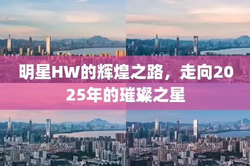 明星HW的辉煌之路，走向2025年的璀璨之星