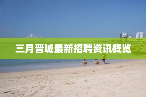 三月晋城最新招聘资讯概览