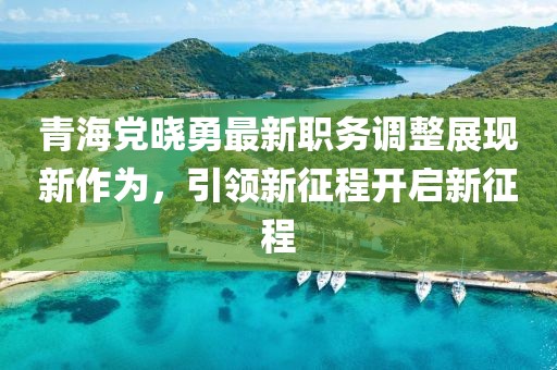 青海党晓勇最新职务调整展现新作为，引领新征程开启新征程