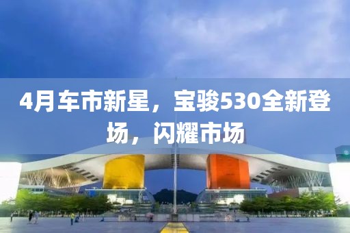 4月车市新星，宝骏530全新登场，闪耀市场
