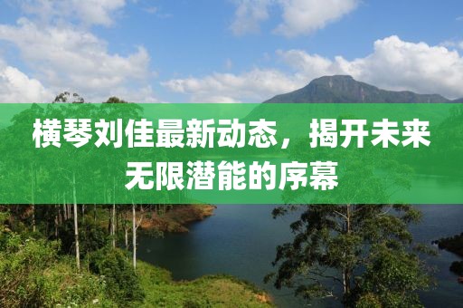 横琴刘佳最新动态，揭开未来无限潜能的序幕