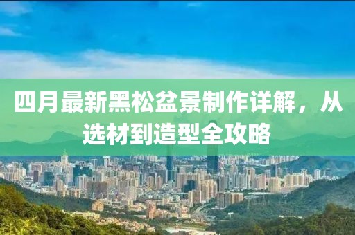 四月最新黑松盆景制作详解，从选材到造型全攻略