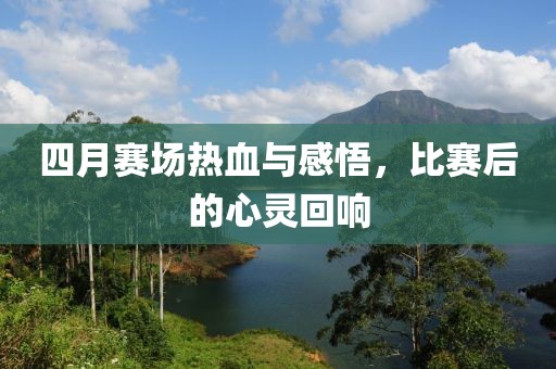 四月赛场热血与感悟，比赛后的心灵回响