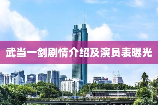 武当一剑剧情介绍及演员表曝光