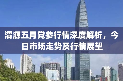 渭源五月党参行情深度解析，今日市场走势及行情展望