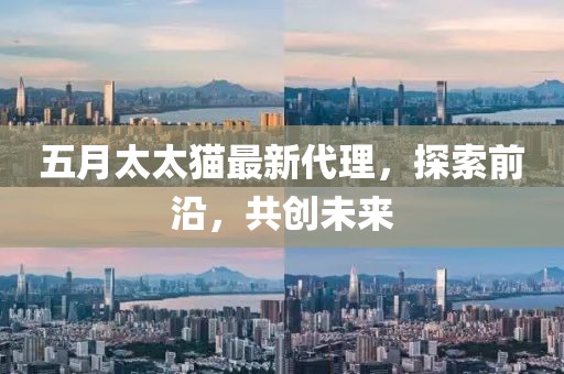 五月太太猫最新代理，探索前沿，共创未来