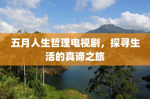 五月人生哲理电视剧，探寻生活的真谛之旅
