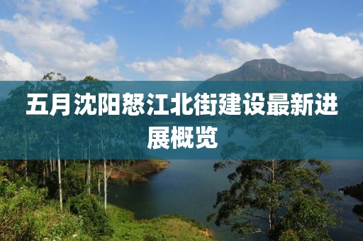 五月沈阳怒江北街建设最新进展概览