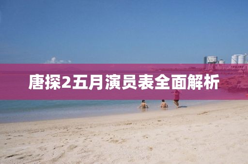 唐探2五月演员表全面解析
