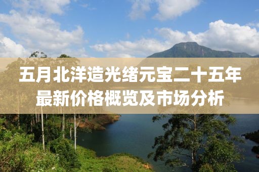 五月北洋造光绪元宝二十五年最新价格概览及市场分析