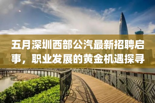 五月深圳西部公汽最新招聘启事，职业发展的黄金机遇探寻