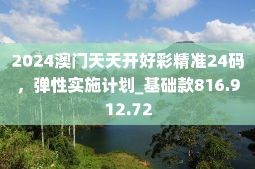 2024澳门天天开好彩精准24码，弹性实施计划_基础款816.912.72