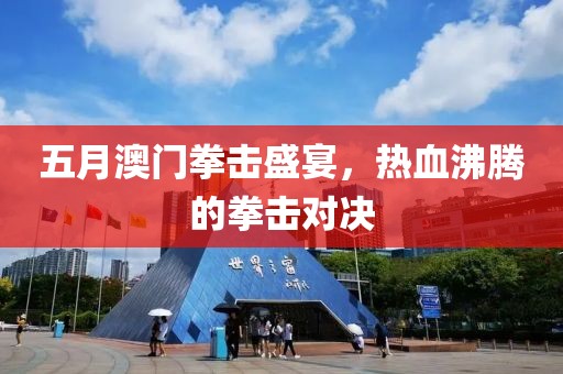 五月澳门拳击盛宴，热血沸腾的拳击对决