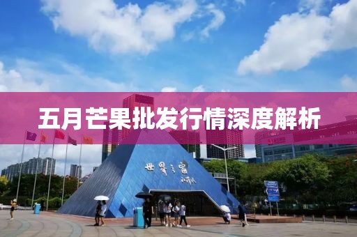 五月芒果批发行情深度解析
