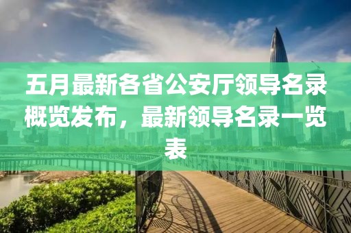 五月最新各省公安厅领导名录概览发布，最新领导名录一览表
