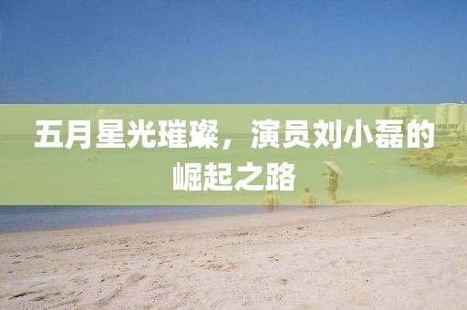 五月星光璀璨，演员刘小磊的崛起之路
