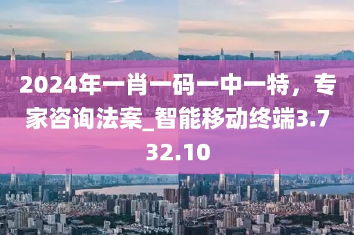 2024年一肖一码一中一特，专家咨询法案_智能移动终端3.732.10
