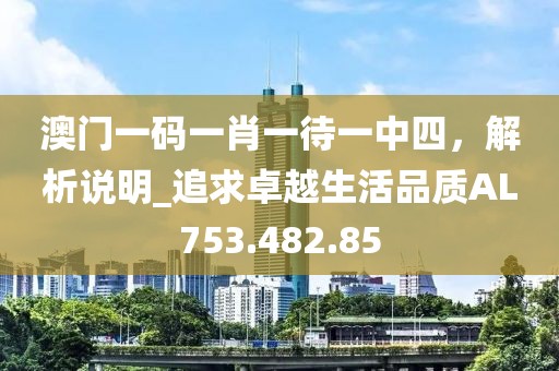 澳门一码一肖一待一中四，解析说明_追求卓越生活品质AL753.482.85