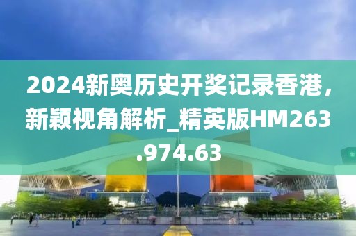 2024新奥历史开奖记录香港，新颖视角解析_精英版HM263.974.63
