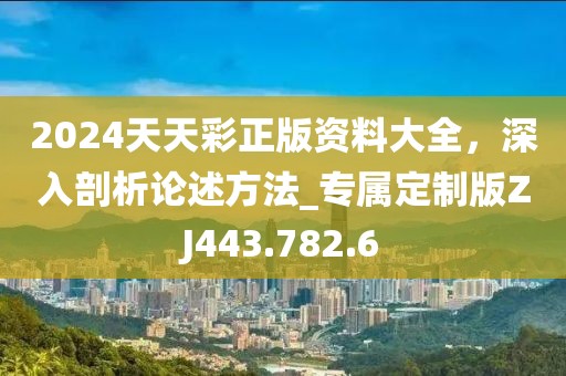 2024天天彩正版资料大全，深入剖析论述方法_专属定制版ZJ443.782.6