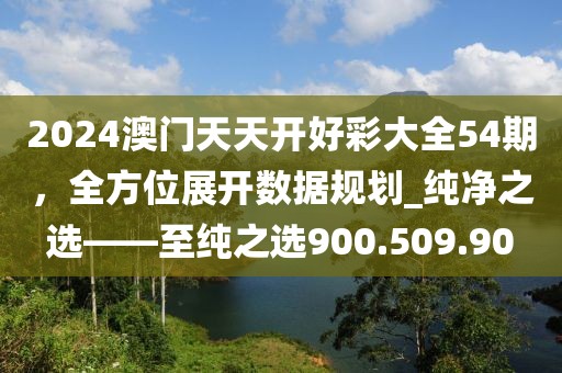 2024澳门天天开好彩大全54期，全方位展开数据规划_纯净之选——至纯之选900.509.90