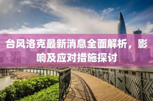 台风洛克最新消息全面解析，影响及应对措施探讨