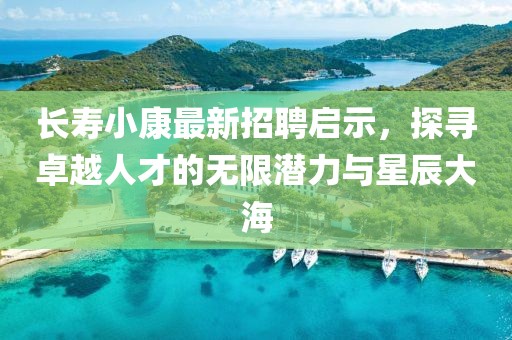长寿小康最新招聘启示，探寻卓越人才的无限潜力与星辰大海