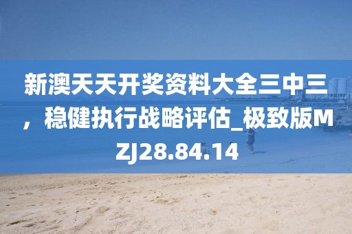 新澳天天开奖资料大全三中三，稳健执行战略评估_极致版MZJ28.84.14