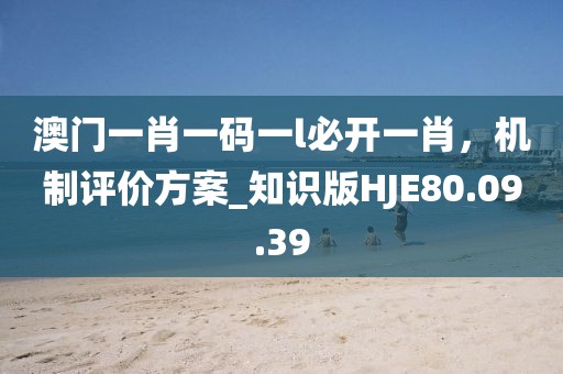 澳门一肖一码一l必开一肖，机制评价方案_知识版HJE80.09.39