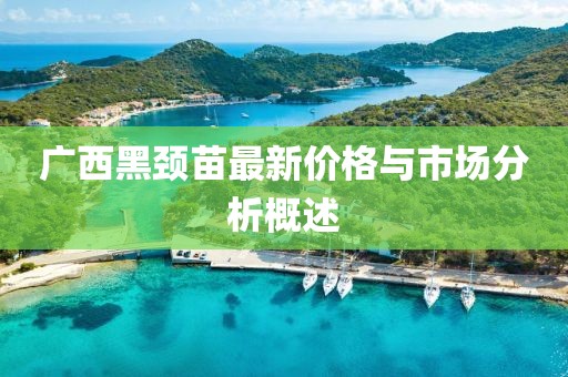 广西黑颈苗最新价格与市场分析概述