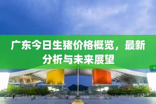 广东今日生猪价格概览，最新分析与未来展望